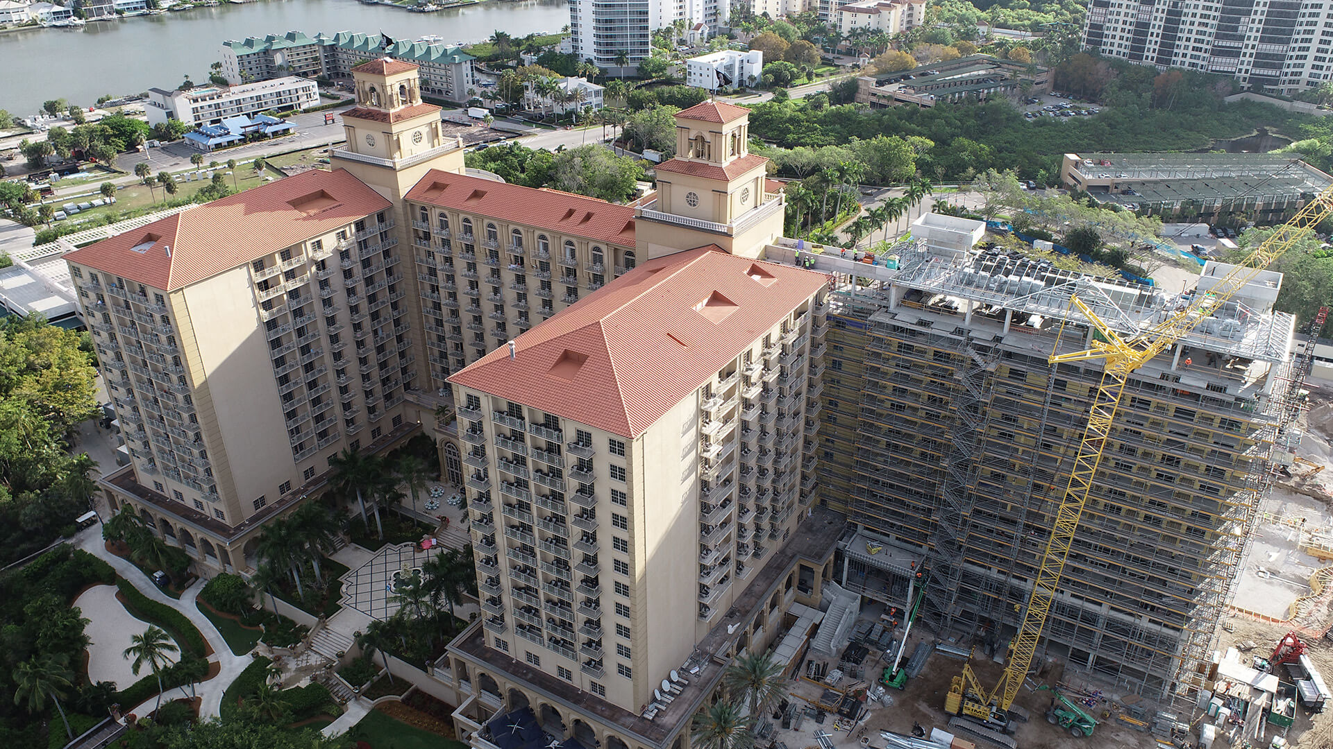 Ground-Up Tower Tops Off at The Ritz Carlton Naples style=