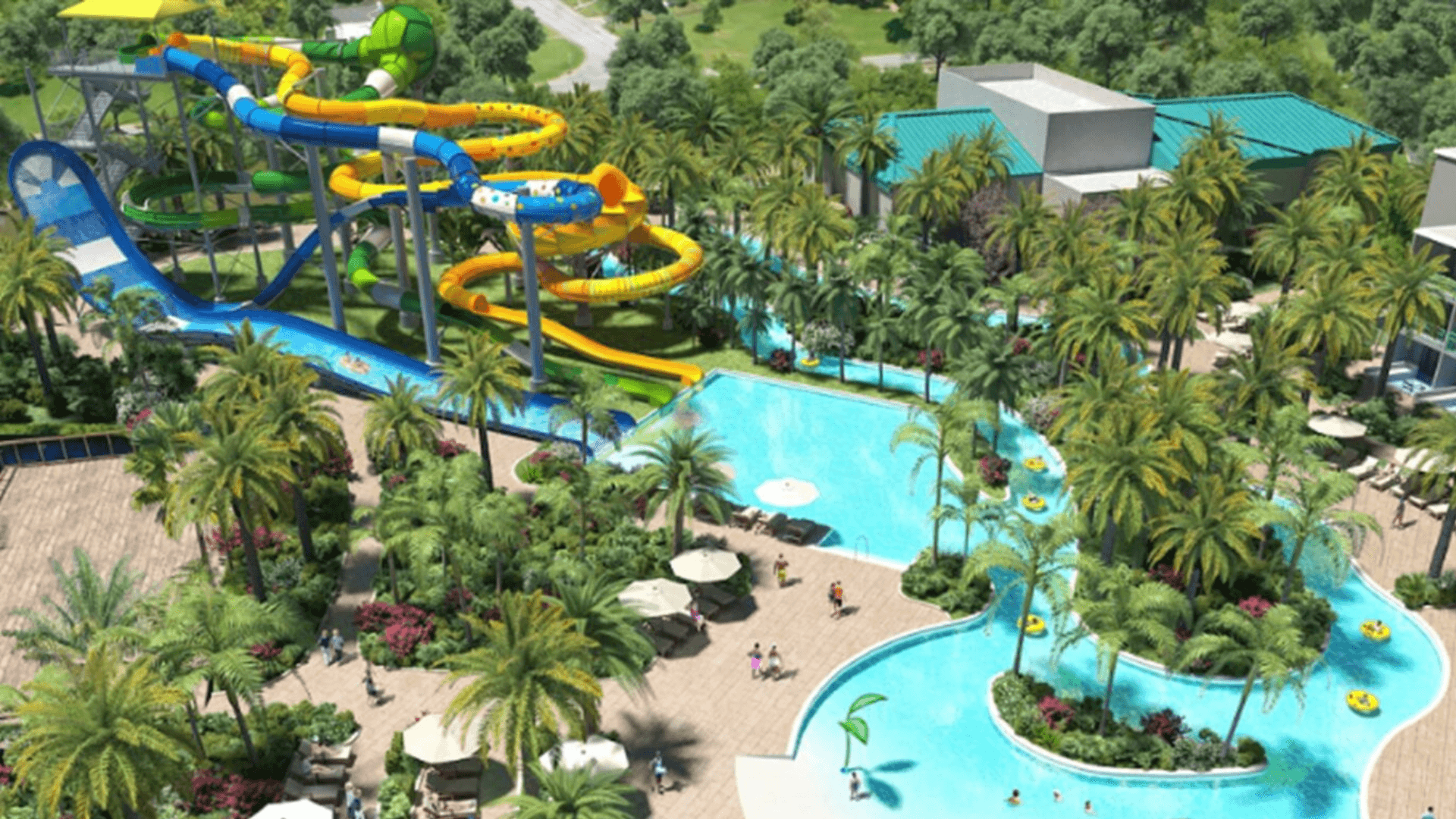 River Falls Water Park opens at Orlando World Center Marriott style=